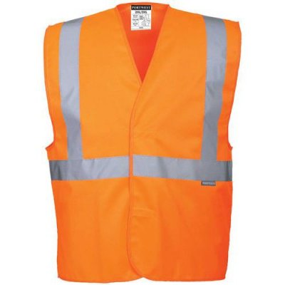 PORTWEST Gilet 1 bande & baudrier couleur : Orange taille s/m 