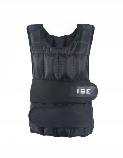 ISE Gilet lest&eacute; r&eacute;glable de 10kg Poids SY-3002-2, Entrainement Musculation Exercice