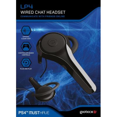SONY Gioteck LP4 Micro Casque avec fil pour PS4