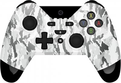 GIOTECK  Vx4 Manette Sans Fil Camouflage Blanc