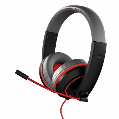 GIOTECK  xh100 s auriculares gaming multiplataforma negro/rojo