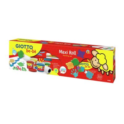 GIOTTO S GIOTTO be-b&egrave; Finger Paint - Set gouache aux doigts Maxi roll