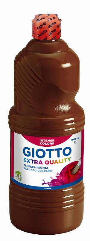 GENERIQUE Giotto Flacon d'1 Litre de Gouache Liquide de Couleur Marron