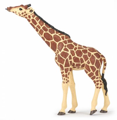 PAPO Girafe t&ecirc;te lev&eacute;e - dim. 15 cm x 3,7 cm x 16 cm