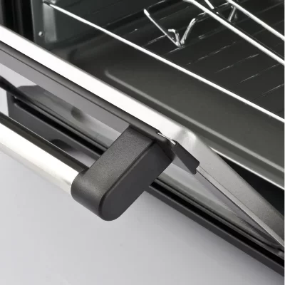 GIRMI  FE6000 Four &eacute;lectrique 2000 W acier inoxydable rouge