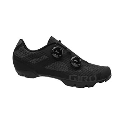 GIRO  Secteur Chaussures de Cyclisme Homme, Black Dark Shadow, 7 UK