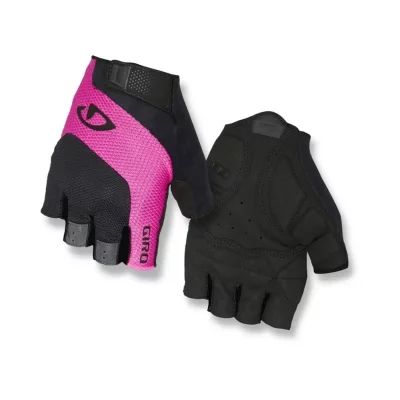 GIRO  Tessa Gel Gants Femme, Noir/Rose, S