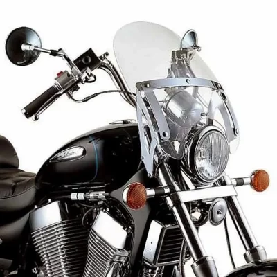 GIVI  Custom Pare Brise Universell Transparent avec ABE, 390 mm