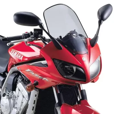 GIVI  Pare-brise, Bulle moto et scooter, D129S Sur&eacute;lev&eacute; fum&eacute;