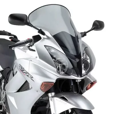 GIVI  Pare-brise, Bulle moto et scooter, D217S Sur&eacute;lev&eacute; fum&eacute;