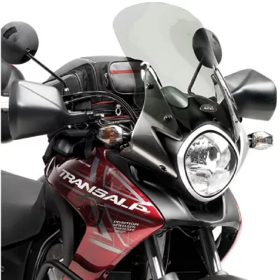GIVI  Pare-brise, Bulle moto et scooter, D313S Sur&eacute;lev&eacute; fum&eacute;