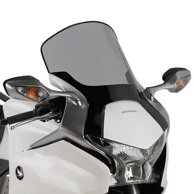 GIVI  Pare-brise, Bulle moto et scooter, D321S Sur&eacute;lev&eacute; fum&eacute;