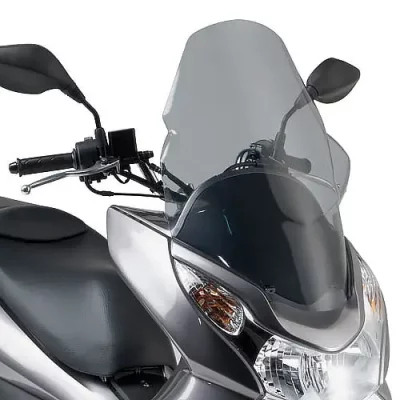 GIVI  Pare-brise, Bulle moto et scooter, D322S Sur&eacute;lev&eacute; fum&eacute;