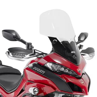 GIVI  Pare-brise, Bulle moto et scooter, D7406ST sur&eacute;lev&eacute; transparent