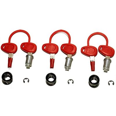 GIVI  Z228 Lot de 3 serrures de Serrure &agrave; Combinaison Noir 40