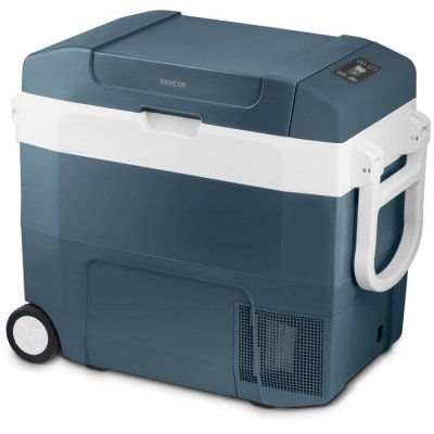SENCOR Glaci&egrave;re &eacute;lectrique  55L hot/cold SCM 5501BL 12V/100-240V Blanc avec roues - Neuf