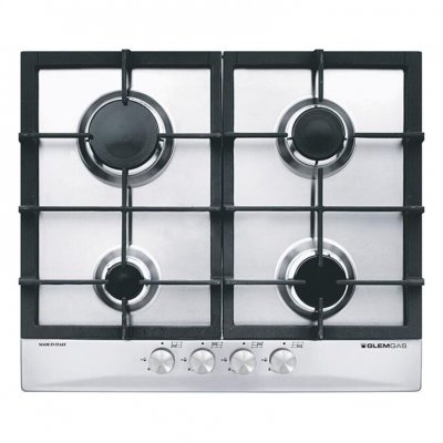 GLEMGAS Glem GT64HIX - Table de cuisson au gaz - 4 plaques de cuisson