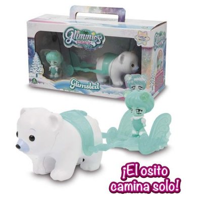 GLIMMIES  polaris-ours polaire avec traineau et 1 