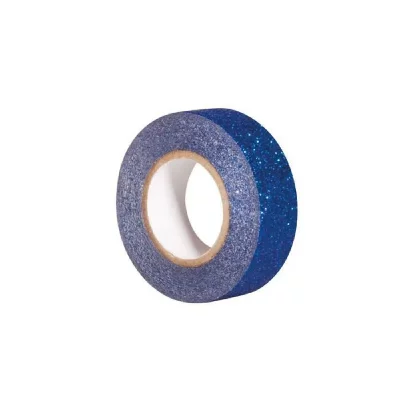 RAYHER Glitter tape 5 m x 1,5 cm - bleu nuit