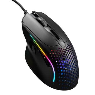 GLORIOUS  Model I 2 - Souris - ergonomique - optique - 9 boutons - filaire - USB - noir