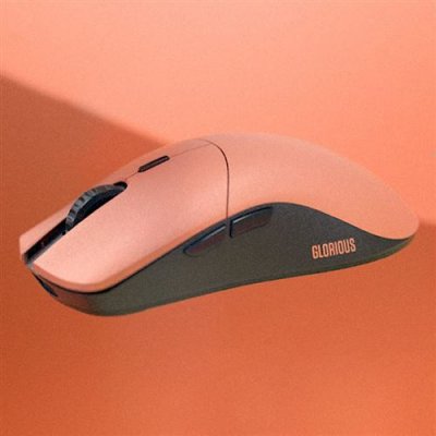 GLORIOUS  Model O Pro Wireless Gaming Maus - Red Fox - Forge