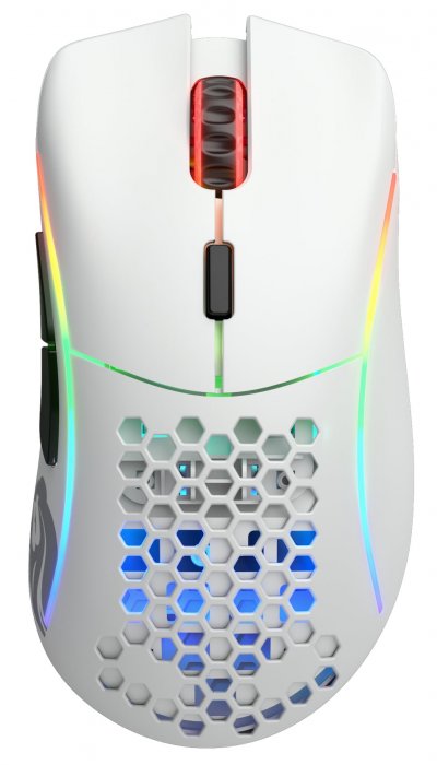 GLORIOUS PC GAMING RACE  Model D Wireless Souris de Jeu - Blanc, Mat