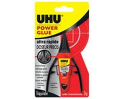 UHU Glue Power Liquide Doseur Pr&eacute;cis  - Le Tube De 3g