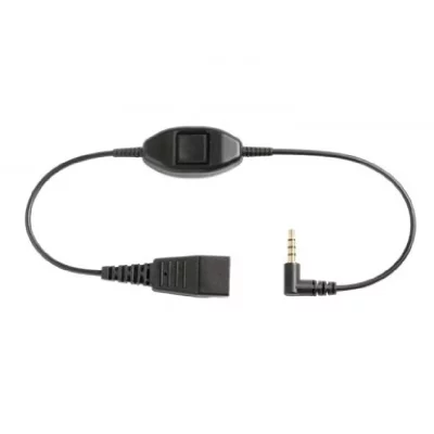 JABRA Gn  Link Mobile Qd To 3.5 Mm W.ptt Supervisor Cord Noir