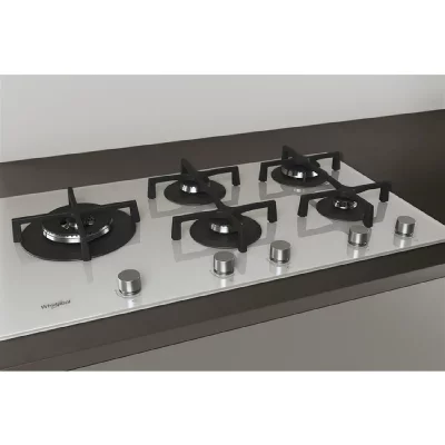WHIRLPOOL GOA 9523/WH plaque Blanc Int&eacute;gr&eacute; (placement) 90 cm Gaz 5 zone(s)