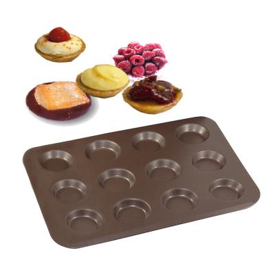 GOBEL  228310 Plaque de 12 Mini-Tartelettes Anti-Adh&eacute;rent