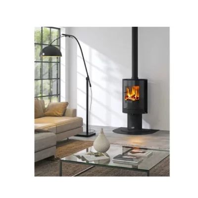 GODIN  - po&ecirc;le &agrave; bois fonte 8kw noir 411110noir - tamaris 411110noir