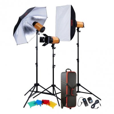 GODOX  Flash Kit Mini Pioneer 300sdid 3x300w + Acc.