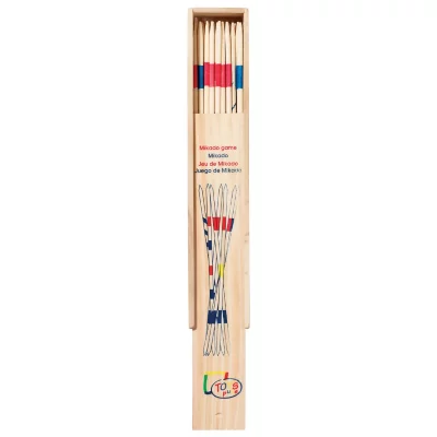 TOYS PURE Goki - 2041465 - Jeu De Connaissance - Jeu De Mikados En Coffret Bois