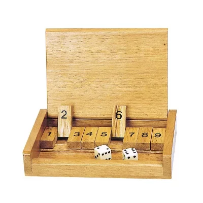 TOYS PURE Goki - 2041492 - Jeu De D&eacute;s - Shut The Box