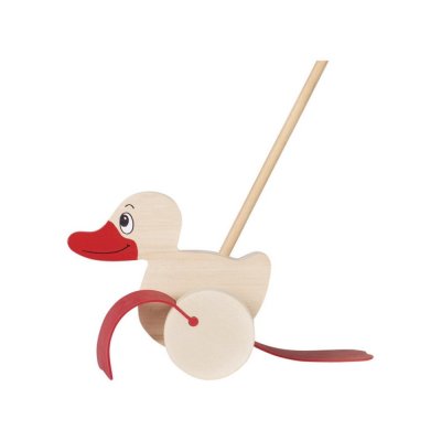 GOKI  54939 Canard Jouet &agrave; Pousser Mixte