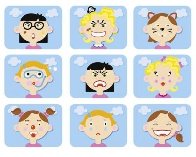 GOKI  58492 Jeu Magn&eacute;tique: Dr&ocirc;le Visages Fille