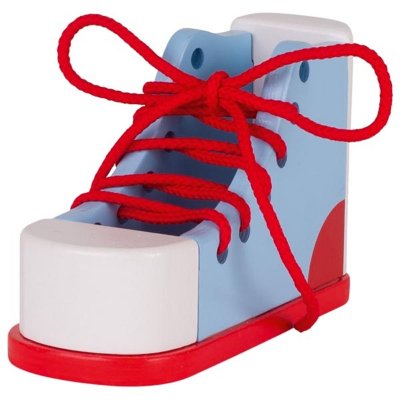 GOKI  Chaussure &agrave; Lacer Multicolore, 58784, Bleu/Rouge/Blanc
