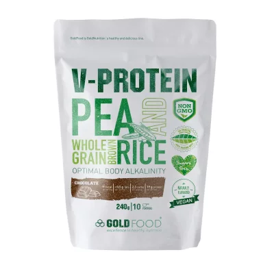 GOLD NUTRITION  V-protein 240gr Chocolate Blanc 