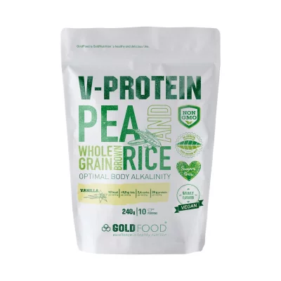 GOLD NUTRITION  V-protein 240gr Vanilla Blanc 