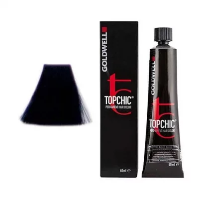 GOLDWELL  Topchic Permanent Hair Color 2A Blue Black 60ml