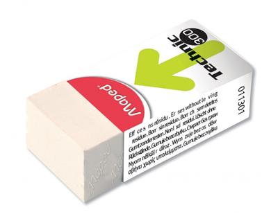 GENERIQUE Gomme technique Maped Mini Technic avec fourreau carton Blanc