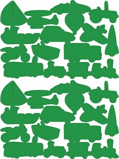 CLAIREFONTAINE Gommettes th&eacute;matiques assorties, repositionnables - Pochette de 2 240