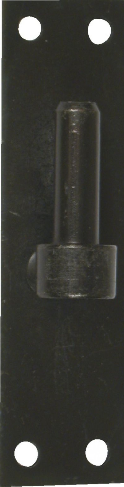 AFBAT Gond sur platine - bout carr&eacute; - &Oslash;16 x 120 mm - acier - noir
