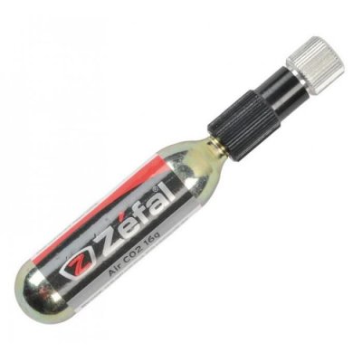 ZEFAL Gonfleur co2  ez control 16g cartridge gris noir