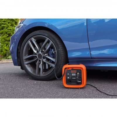 BLACK & DECKER Gonfleur compresseur de loisirs BLACK+DECKER 160PSI ASI400, 11 bars