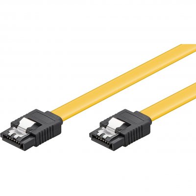 GOOBAY  0.50m HDD SATA c&acirc;ble SATA 0,50 m Jaune