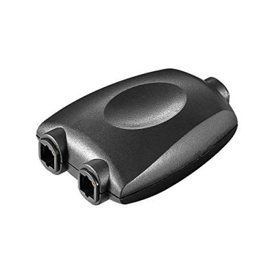 GENERIQUE Goobay 11921 R&eacute;partiteur Audio Num&eacute;rique Toslink 1 vers 2, Noir