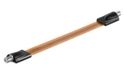 GENERIQUE Goobay 11953 c&acirc;ble coaxial 0,2 m Type F Marron