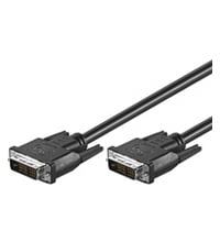 GENERIQUE Goobay 50850 C&acirc;ble DVI-D FullHD Single Link, Nickel&eacute;