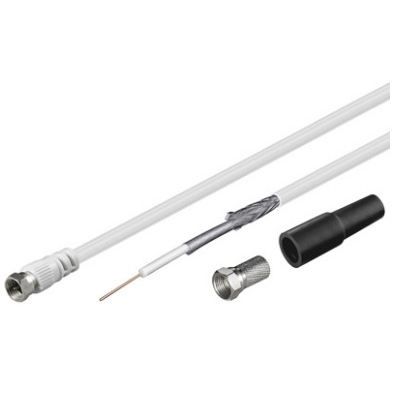  Goobay 51624 Set C&acirc;ble Coaxial pour Antenne de 100 dB, 10m C&acirc;ble Longueur